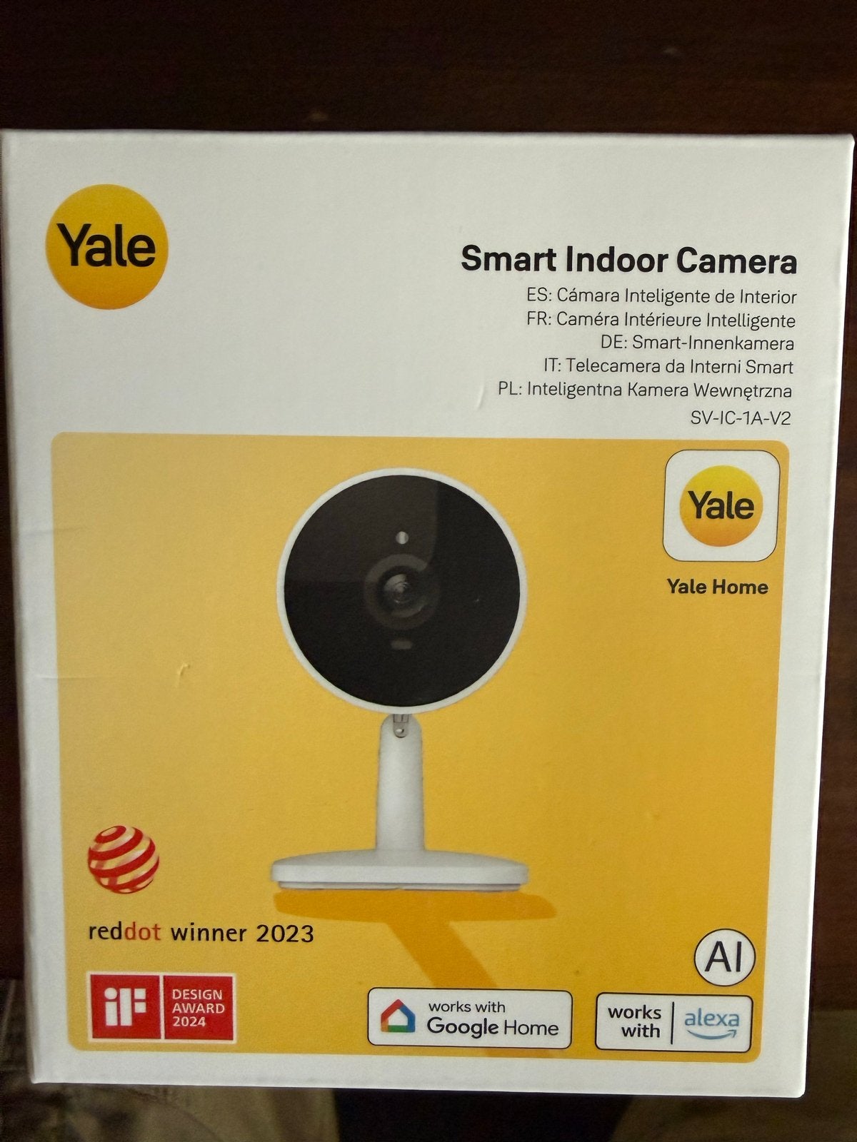 Yale Smart Indoor Camera - Nieuw in doos, Ophalen, Nieuw, Binnencamera
