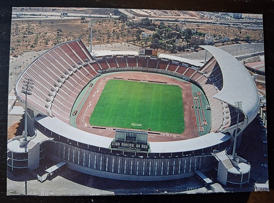 Stadion Ansichtkaart Mallorca, Ophalen, Zo goed als nieuw, Buitenlandse clubs, Poster, Plaatje of Sticker