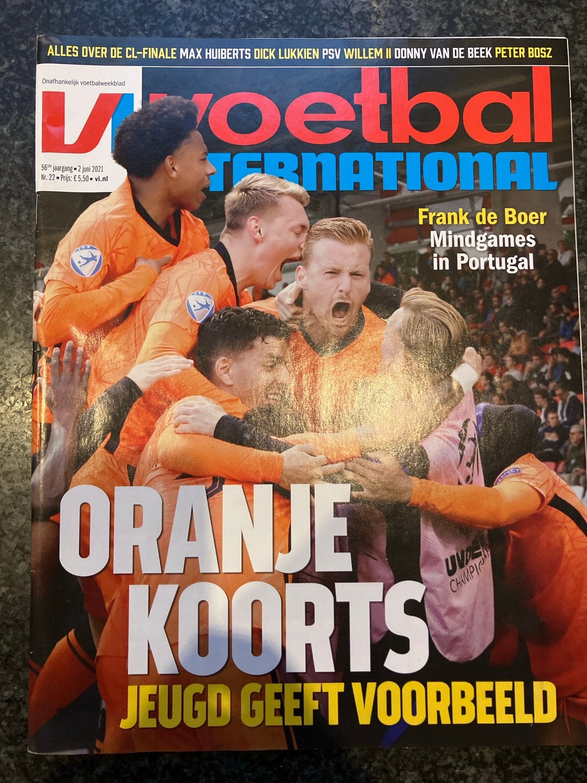 Voetbal International - Oranje Koorts - 2 juni 2021, Boeken, Ophalen of Verzenden, Gelezen, Balsport