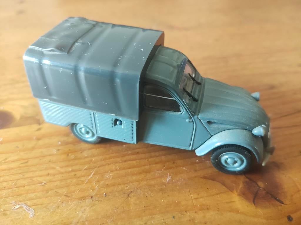 Citroën 2CV pick-up 1:43 Norev nr7, Ophalen of Verzenden, Gebruikt, Auto, Norev
