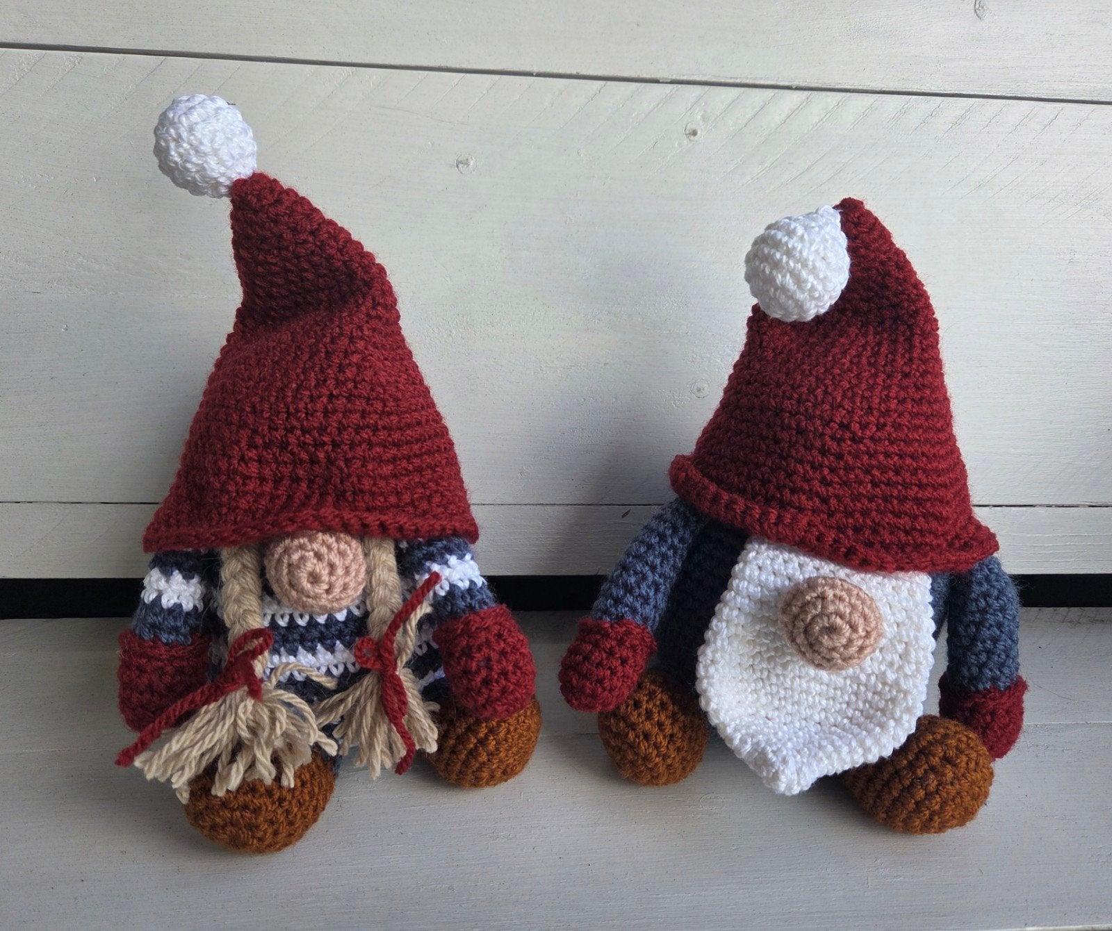 Nieuw.Gehaakte Kerstkabouters - Set van 2, Kinderen en Baby's, Ophalen of Verzenden, Nieuw, Overige typen