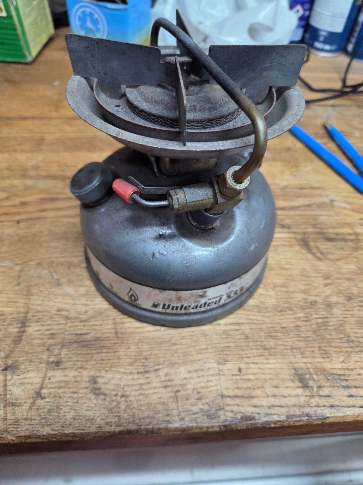 Vintage Coleman Unleaded 533 Benzinebrander, Ophalen of Verzenden, Gebruikt