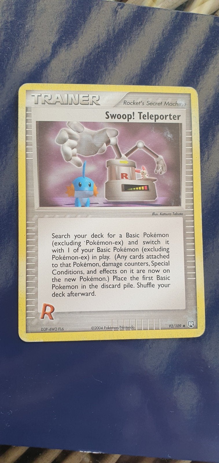 Trainer Swoop! Teleporter 92/109  pokemon kaart, Ophalen of Verzenden, Gebruikt