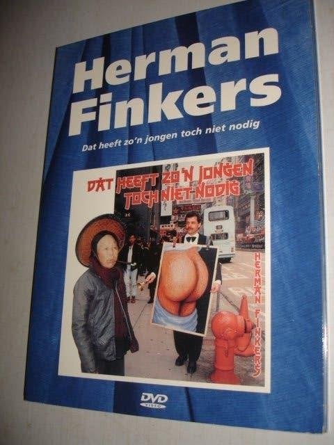 Herman Finkers- Dat heeft zo'n jongen toch niet nodig- NIEUW, Cd's en Dvd's, Stand-up of Theatershow, Verzenden, Alle leeftijden