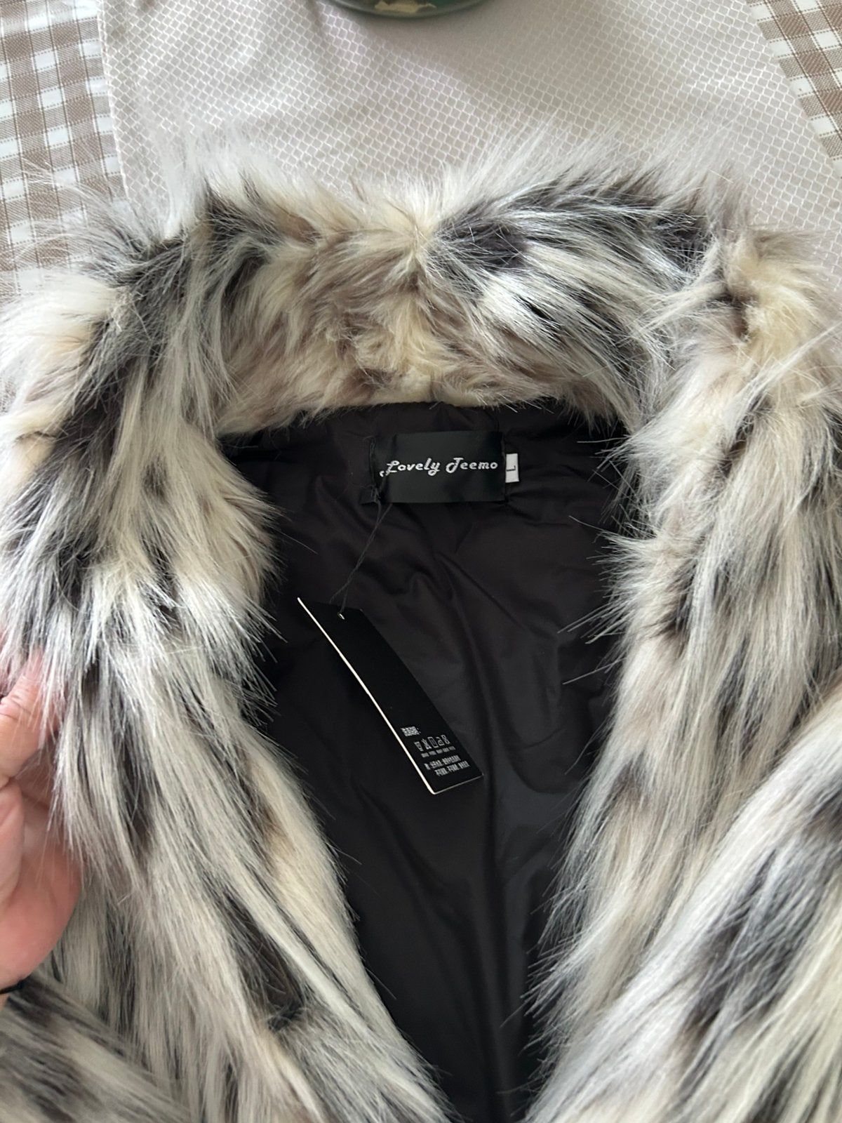 Faux fur winter jas maat L nieuwe, Ophalen, Nieuw, Maat 42/44 (L), Beige