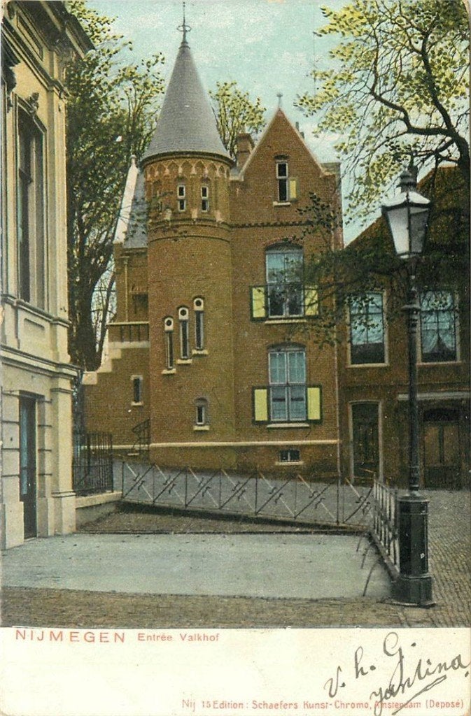 701-371-021 Nijmegen Entree Valkhof, Verzamelen, Ansichtkaarten | Nederland, Verzenden, Voor 1920, Gelderland