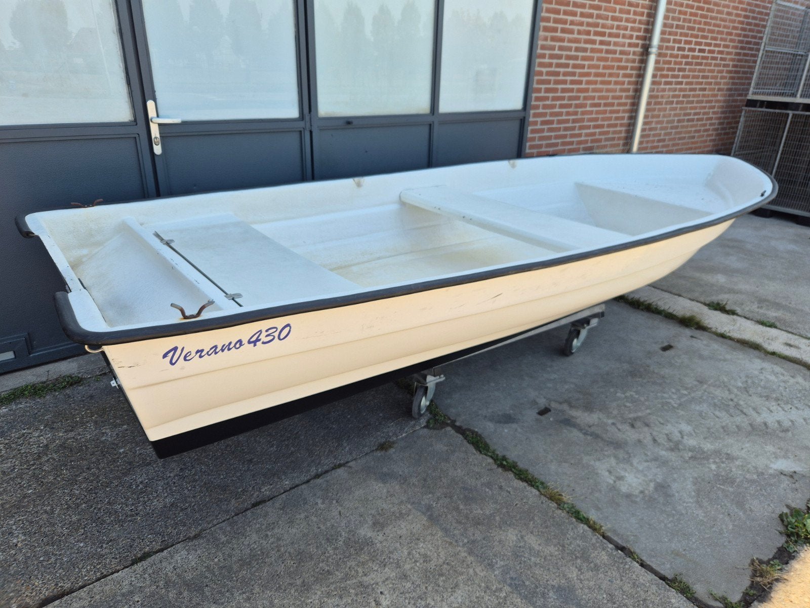 verano 430 boot / visboot, Watersport en Boten, Ophalen, Gebruikt, Overige merken, Buitenboordmotor