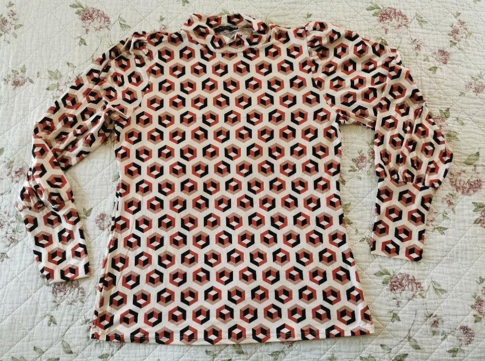 Bont Tuniek. Merk: Chastar. Maat: L/XL., Meerkleurig, Chastar, Maat 42/44 (L), Ophalen of Verzenden