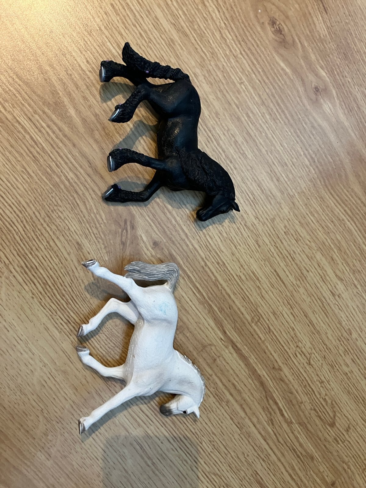 Schleich Paarden Speelgoed - Zwart en Wit Paard, Ophalen, Gebruikt, Jongen of Meisje