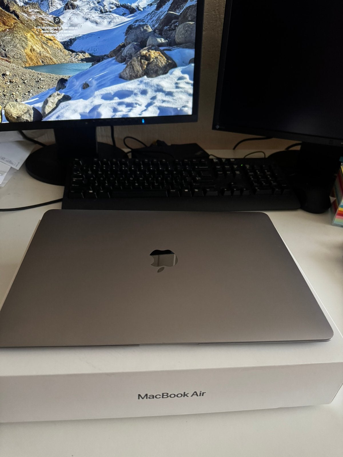 MacBook Air 13" (2020) i5 Space Grey  In Topstaat!, Computers en Software, 256 GB, Qwerty, 8 GB, 13 inch