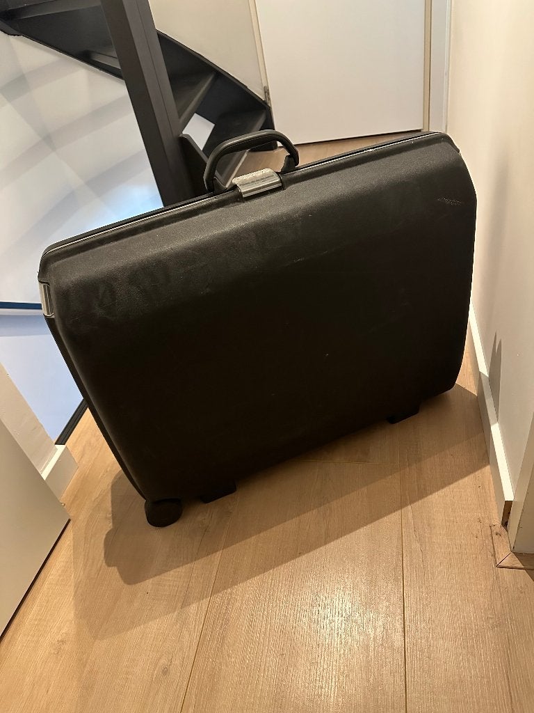 Samsonite koffer zwart, Ophalen, Gebruikt, Hard kunststof, Slot