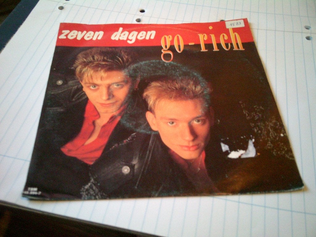 GO - RICH ZEVEN DAGEN - INSTRUMENTAAL, Cd's en Dvd's, Vinyl | Nederlandstalig, 7 inch, Ophalen of Verzenden, Levenslied of Smartlap