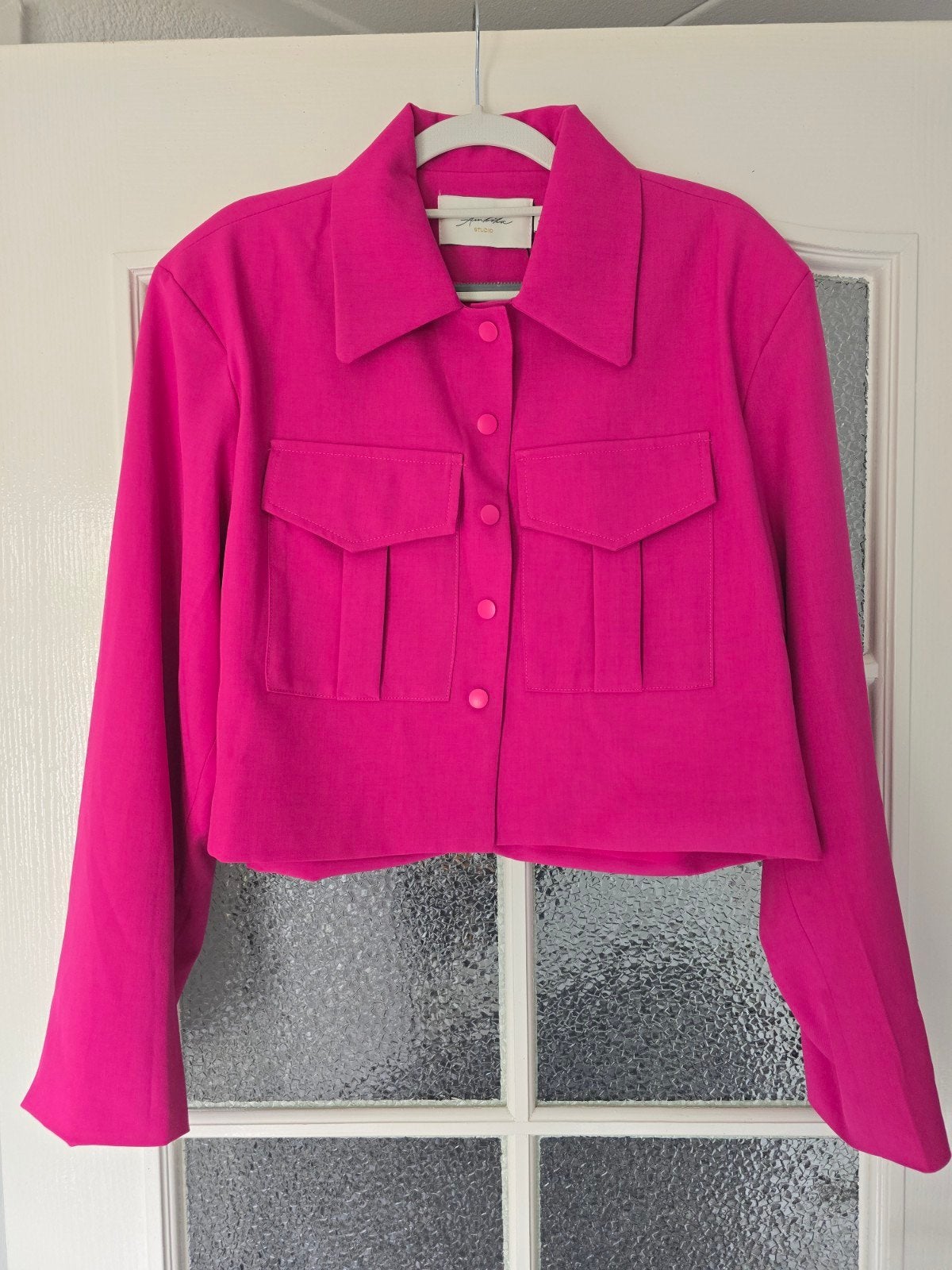 nieuw jasje blazer ambika L 40 42 fuchsia, Ophalen of Verzenden, Nieuw, Maat 42/44 (L), Roze