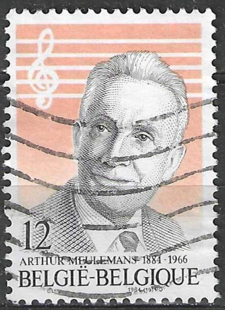 Belgie 1984 - Yvert/OBP 2154 - Arthur Meulemans (ST), Verzenden, Gestempeld, Muziek