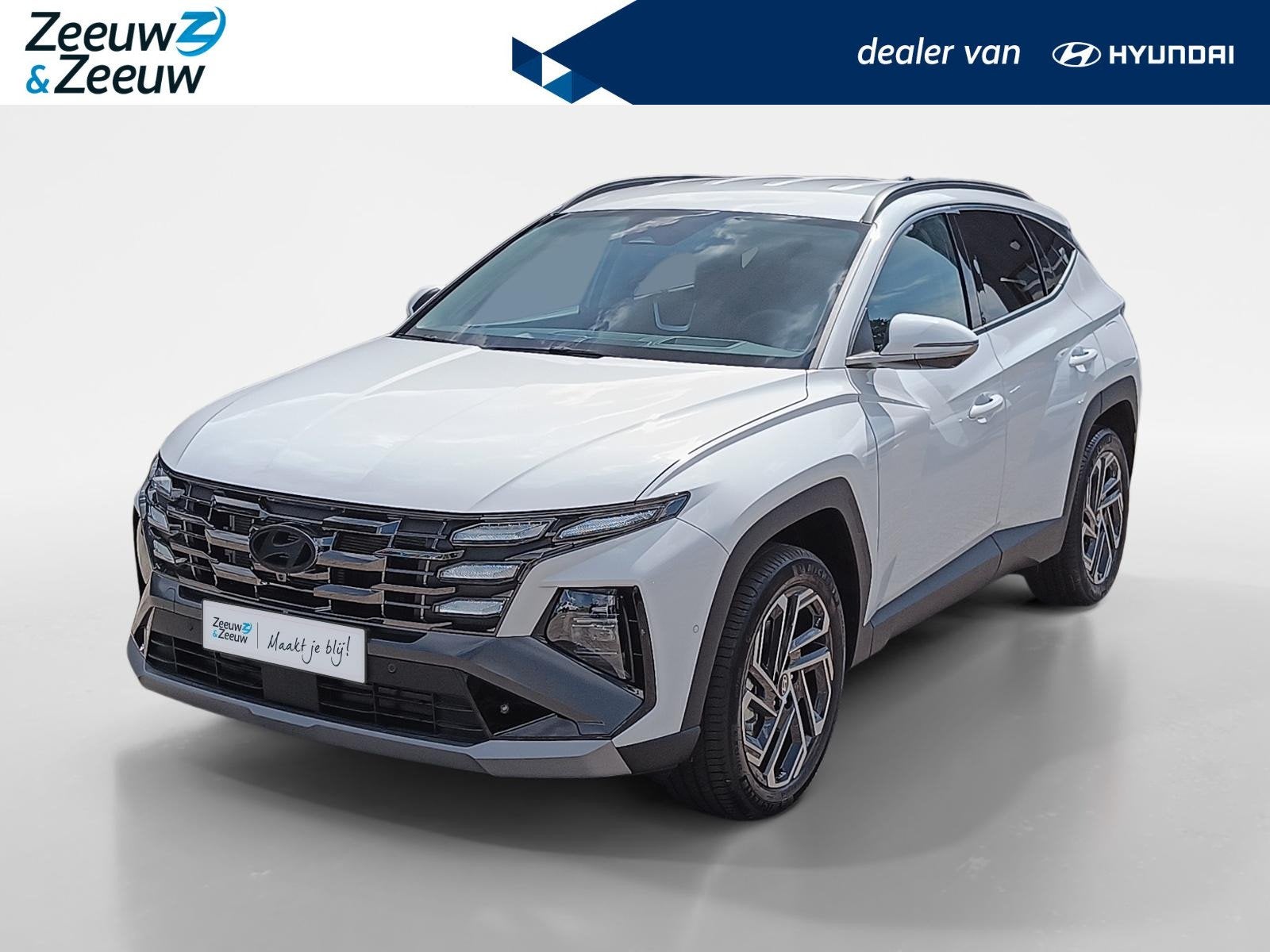 Hyundai Tucson 1.6 T-GDI HEV Premium | Z&Z Top Deal | Van 52, Auto's, 4 cilinders, Wit, Leder, Bedrijf