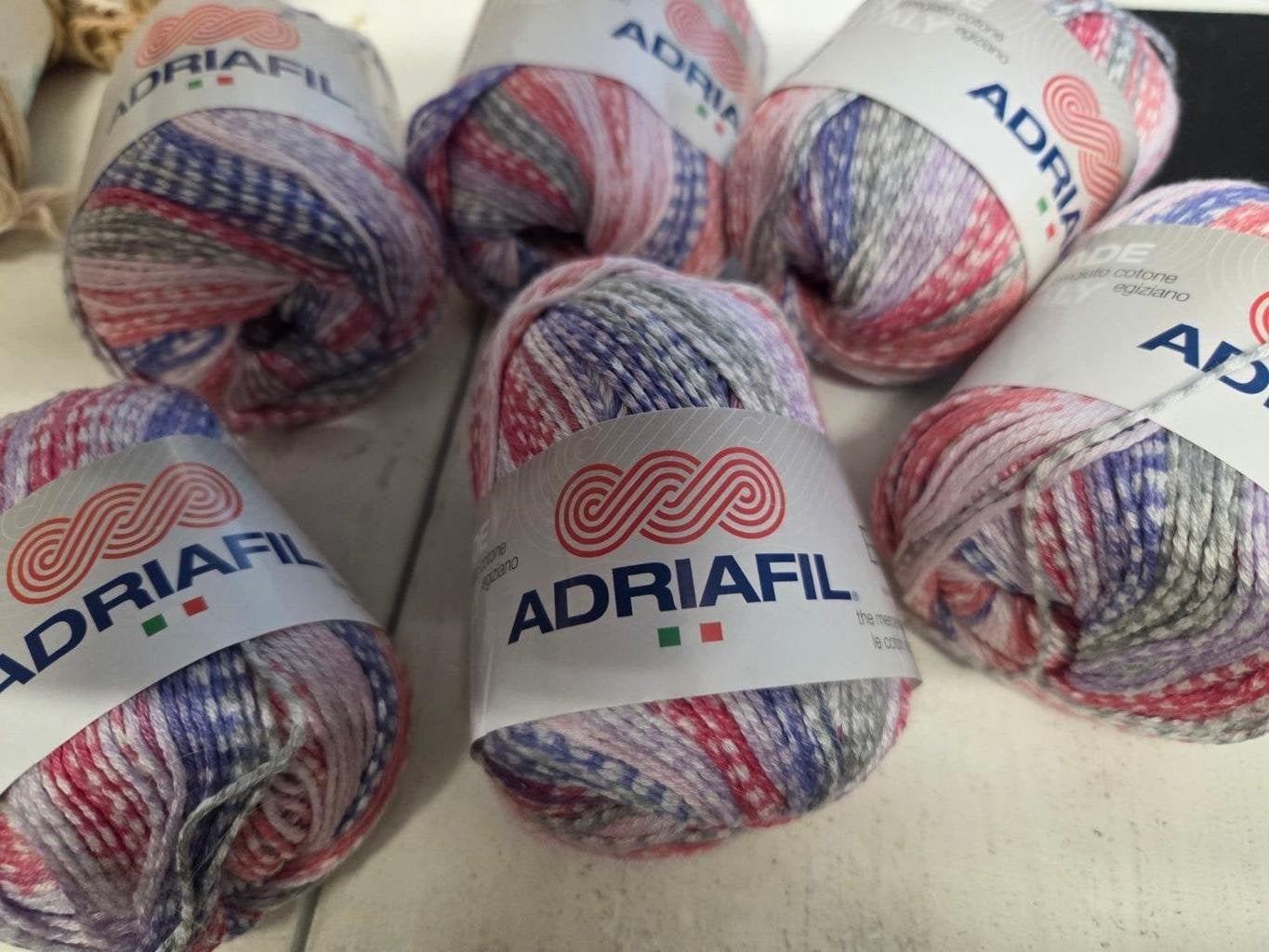 Zolderopruiming 6 x adriafil era ora...nld 4...100% katoen, Ophalen of Verzenden, Nieuw, Breien, Wol of Garen
