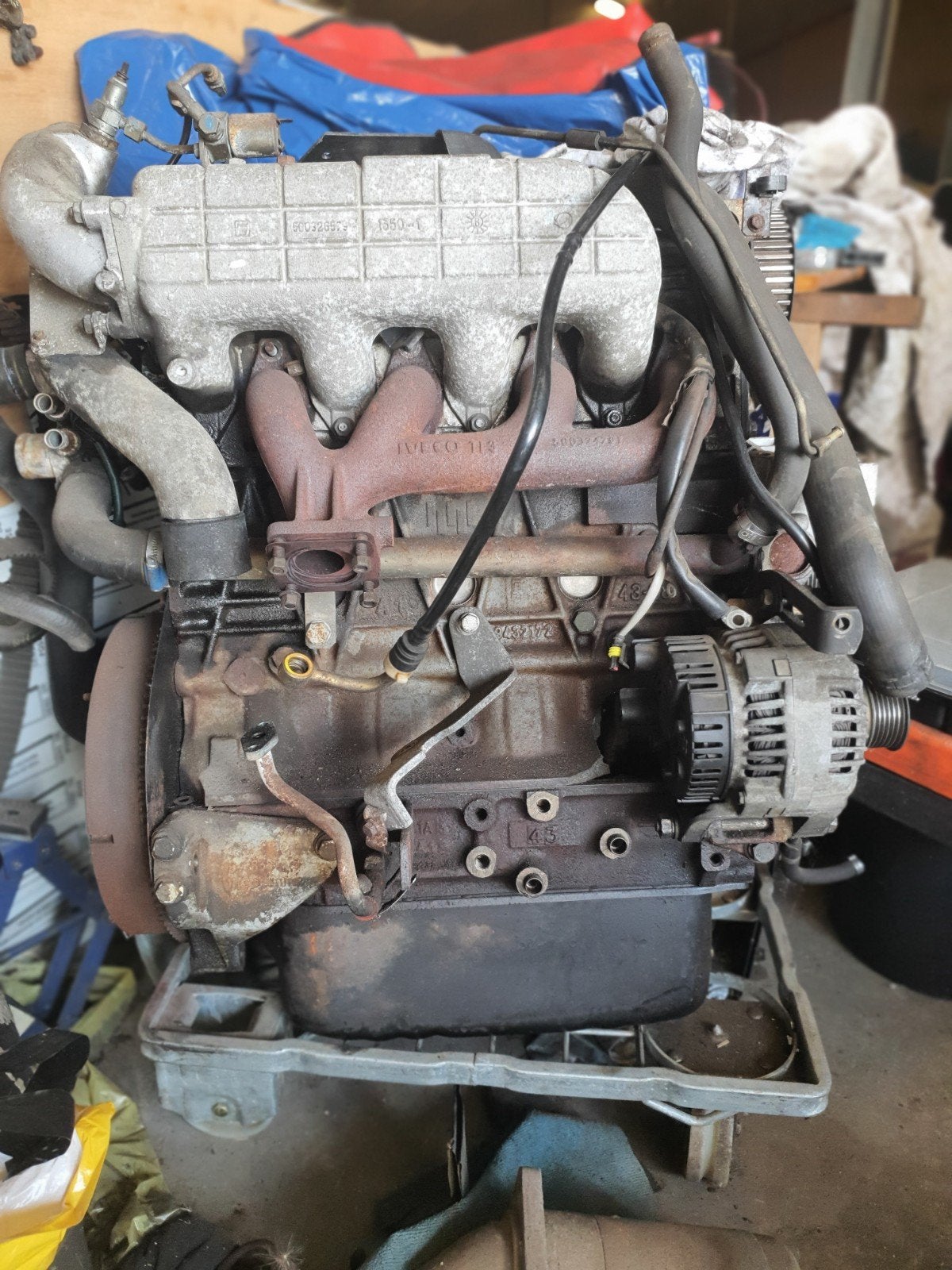 Diverse onderdelen Fiat Ducato 2.8 TD motor (8140.43S), Ophalen of Verzenden, Gebruikt, Overige automerken