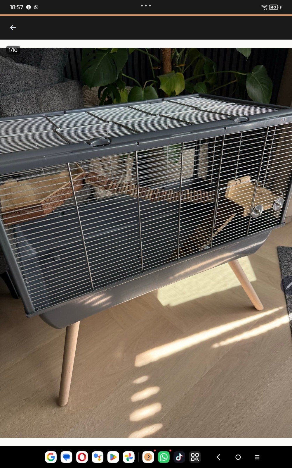 Moet nu weg hamsterkooi, Ophalen, Kooi, 60 tot 90 cm, Minder dan 75 cm