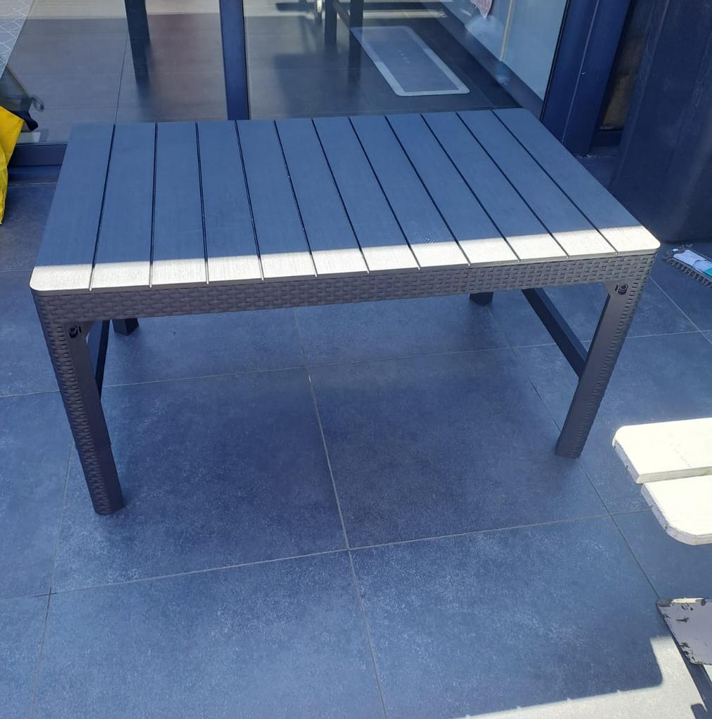 Tuin tafel, Ophalen, Zo goed als nieuw, Rechthoekig