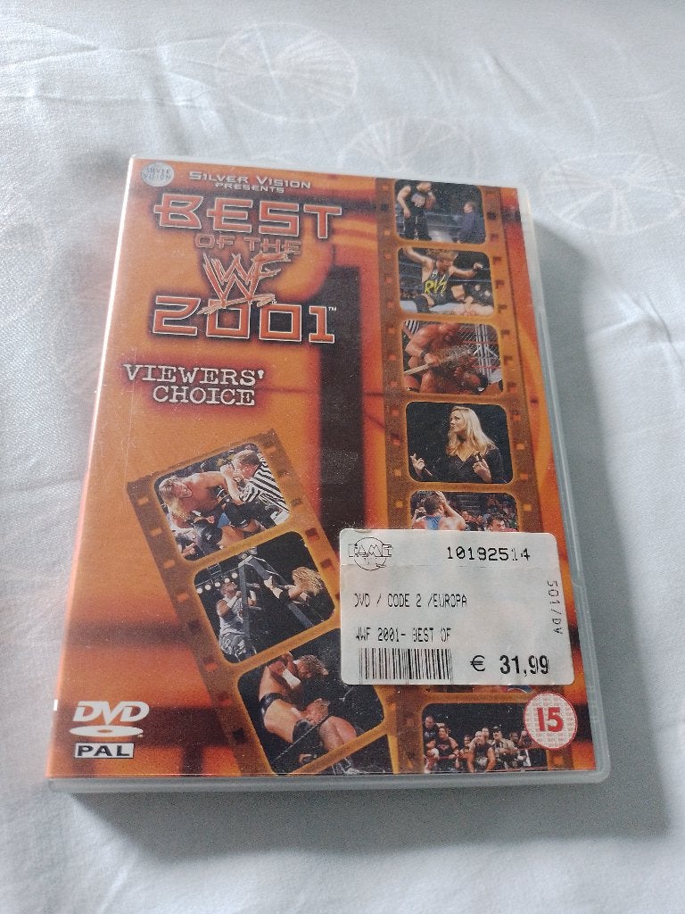 WWF WWE WCW - dvd - Best of the WWF 2001 - Silver Vision, Vanaf 16 jaar, Ophalen of Verzenden, Gebruikt, Vechtsport