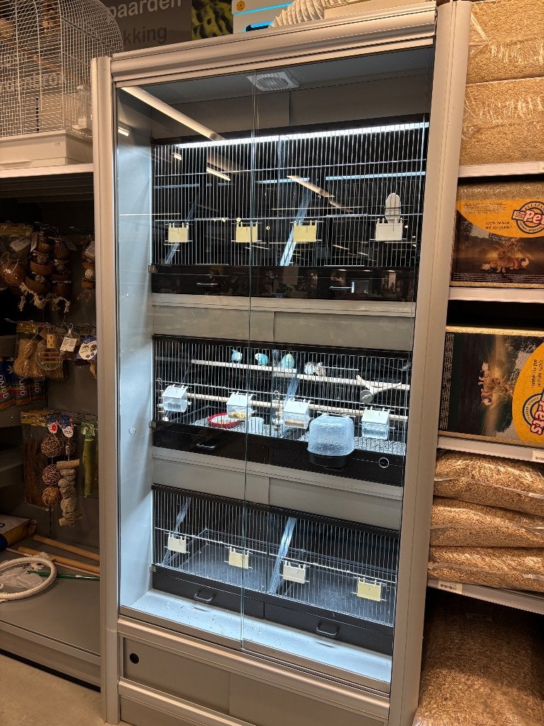 Vogelstelling, Dieren en Toebehoren, Ophalen, Gebruikt, Kunststof, Vogelkooi