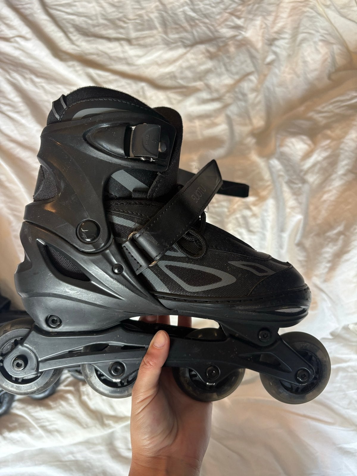 Zwarte inline skates - SUOTU - Maat 38, Ophalen, Gebruikt, Overige typen, Overige merken