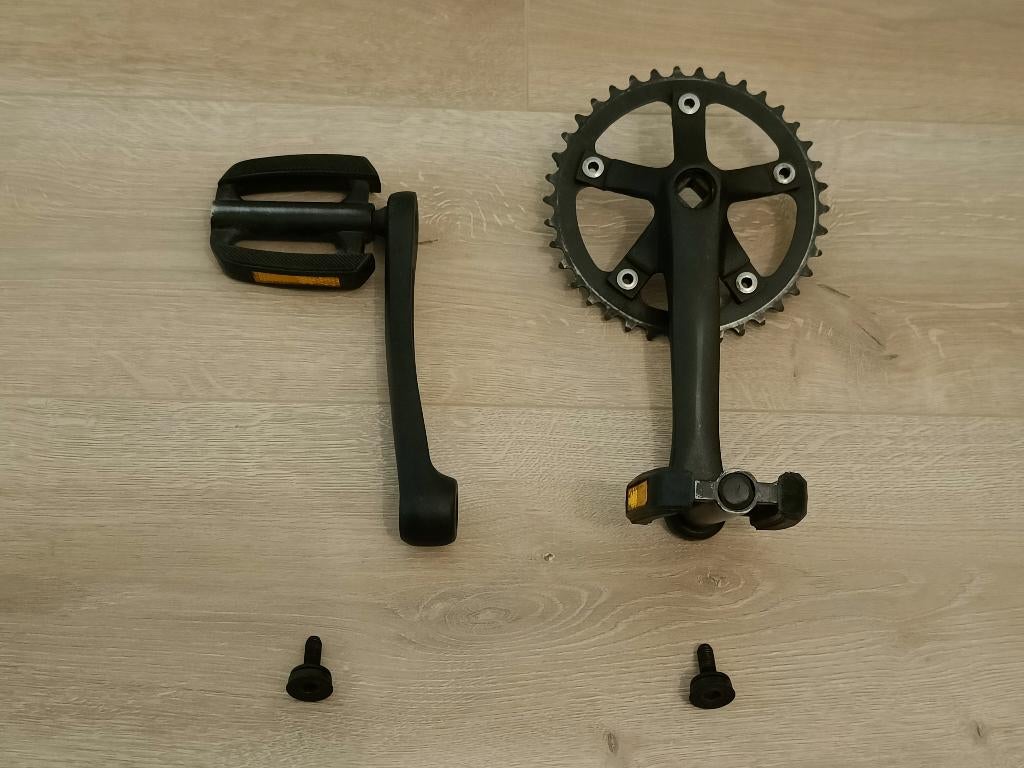 VanMoof S3 / X3 Cranks & Pedalen - Crankset - Links + Rechts, Fietsen en Brommers, Fietsonderdelen, Gebruikt, Staal, Ophalen of Verzenden