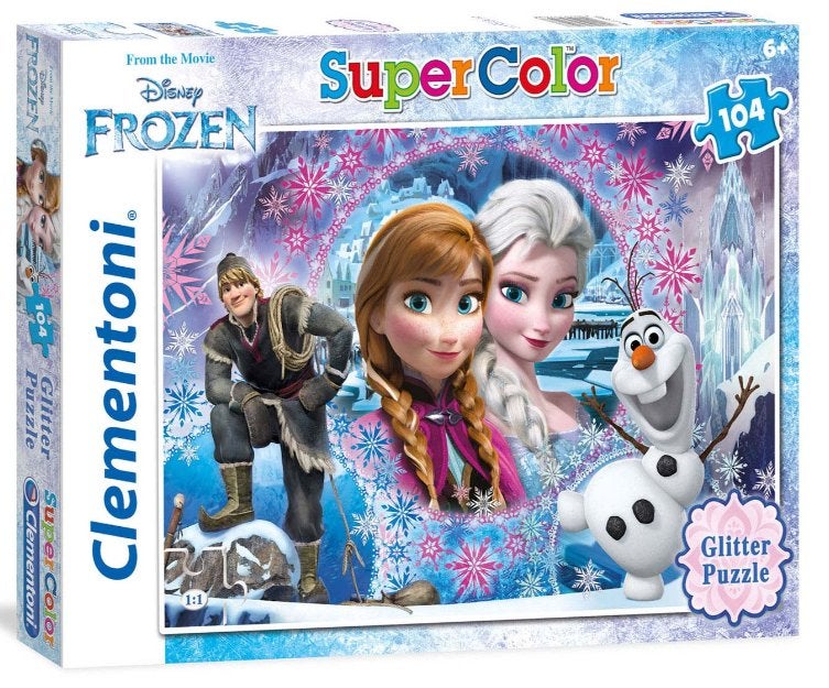 3d puzzel sneaker Frozen II en een glitterpuzzel Frozen, Ophalen of Verzenden, Meer dan 50 stukjes, Zo goed als nieuw, 6 jaar of ouder