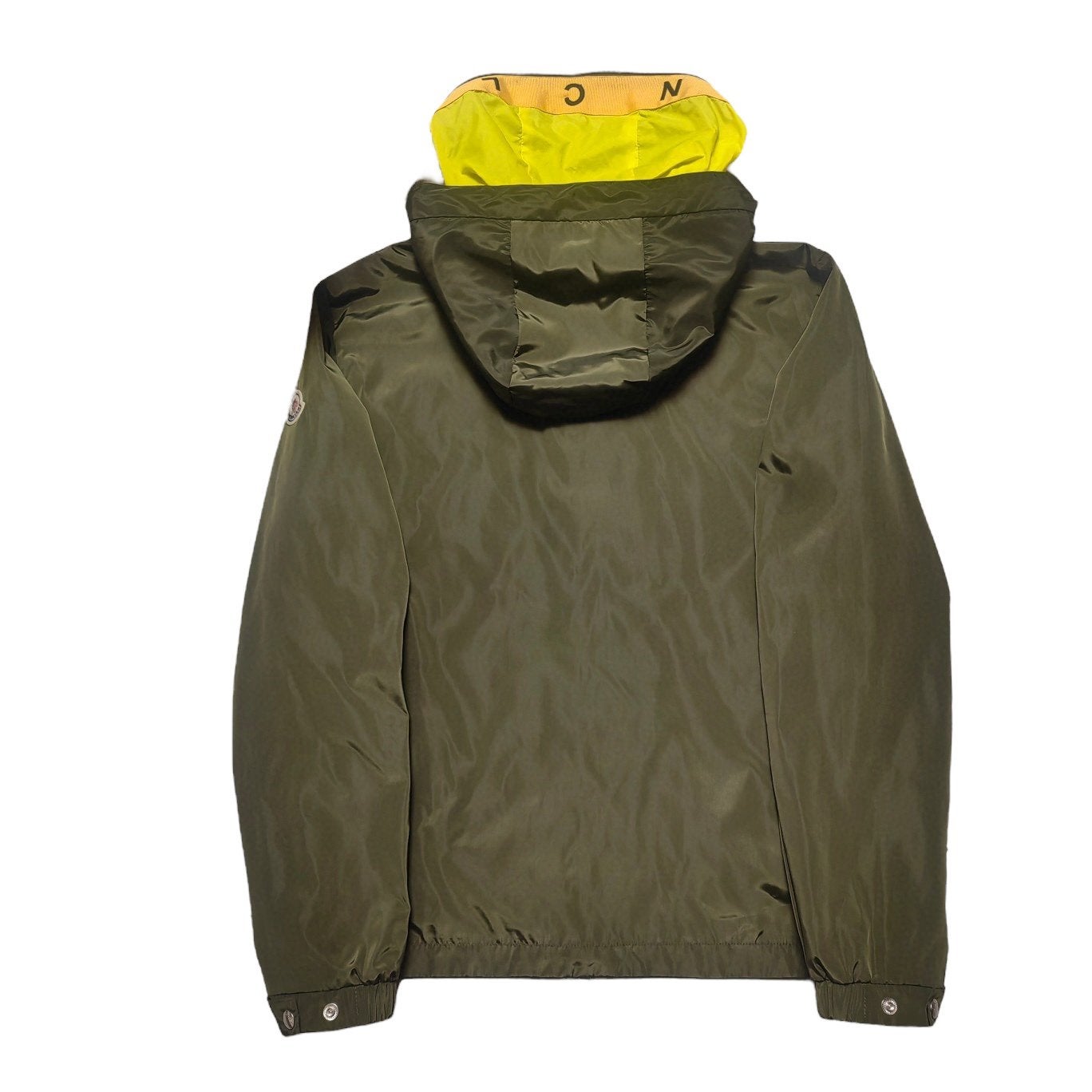 Moncler Traversier dubbele capuchon jack groen — Maat M L, Ophalen of Verzenden, Nieuw, Overige maten, Groen