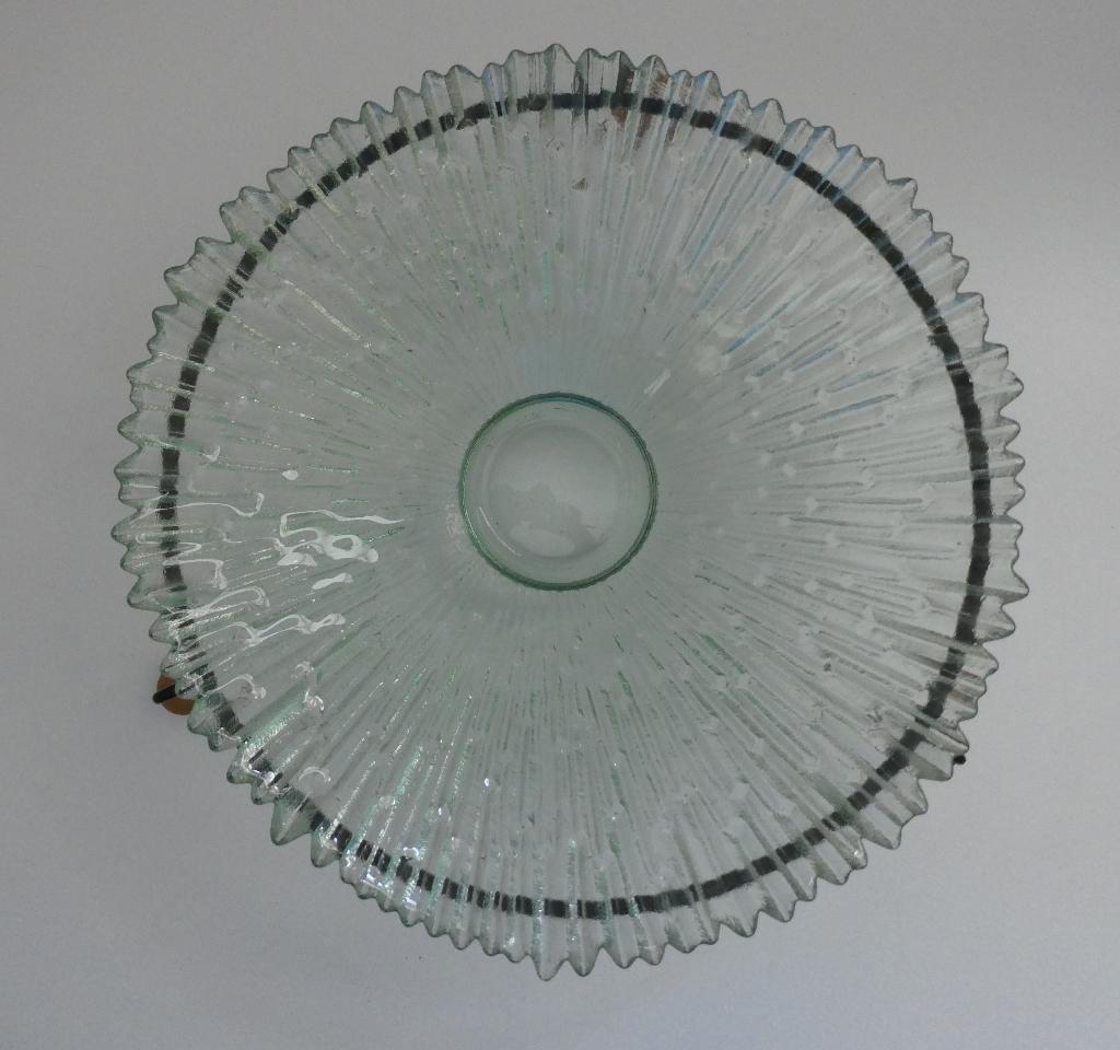 Vintage glazen schaal Pavel Panek, Sklo Union, Tsjechië, Antiek en Kunst, Antiek | Glas en Kristal, Ophalen