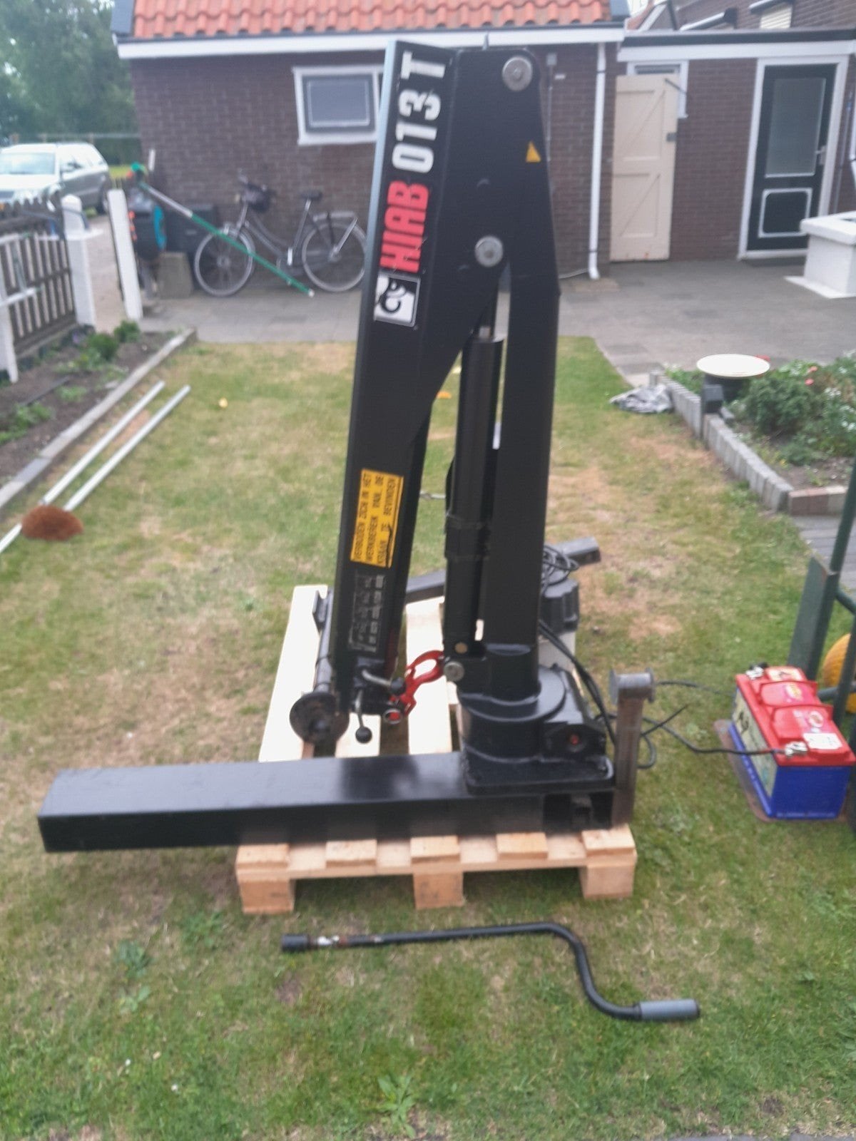 Laadkraan/takel Hiab 013, Ophalen of Verzenden, Gebruikt, Elektrisch