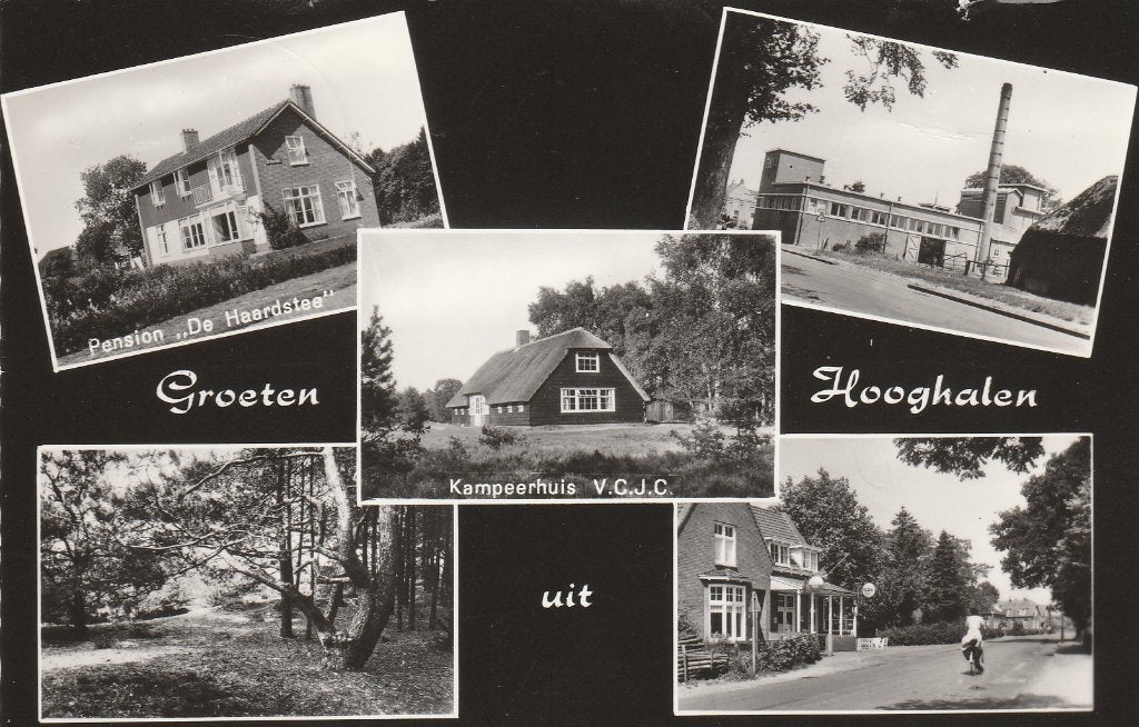 Hooghalen, Ophalen of Verzenden, 1940 tot 1960, Gelopen, Drenthe