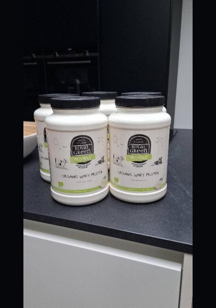 Royal Green Organic Whey Proteïne Poeder - Ongeopend, Ophalen of Verzenden, Nieuw, Poeder of Drank
