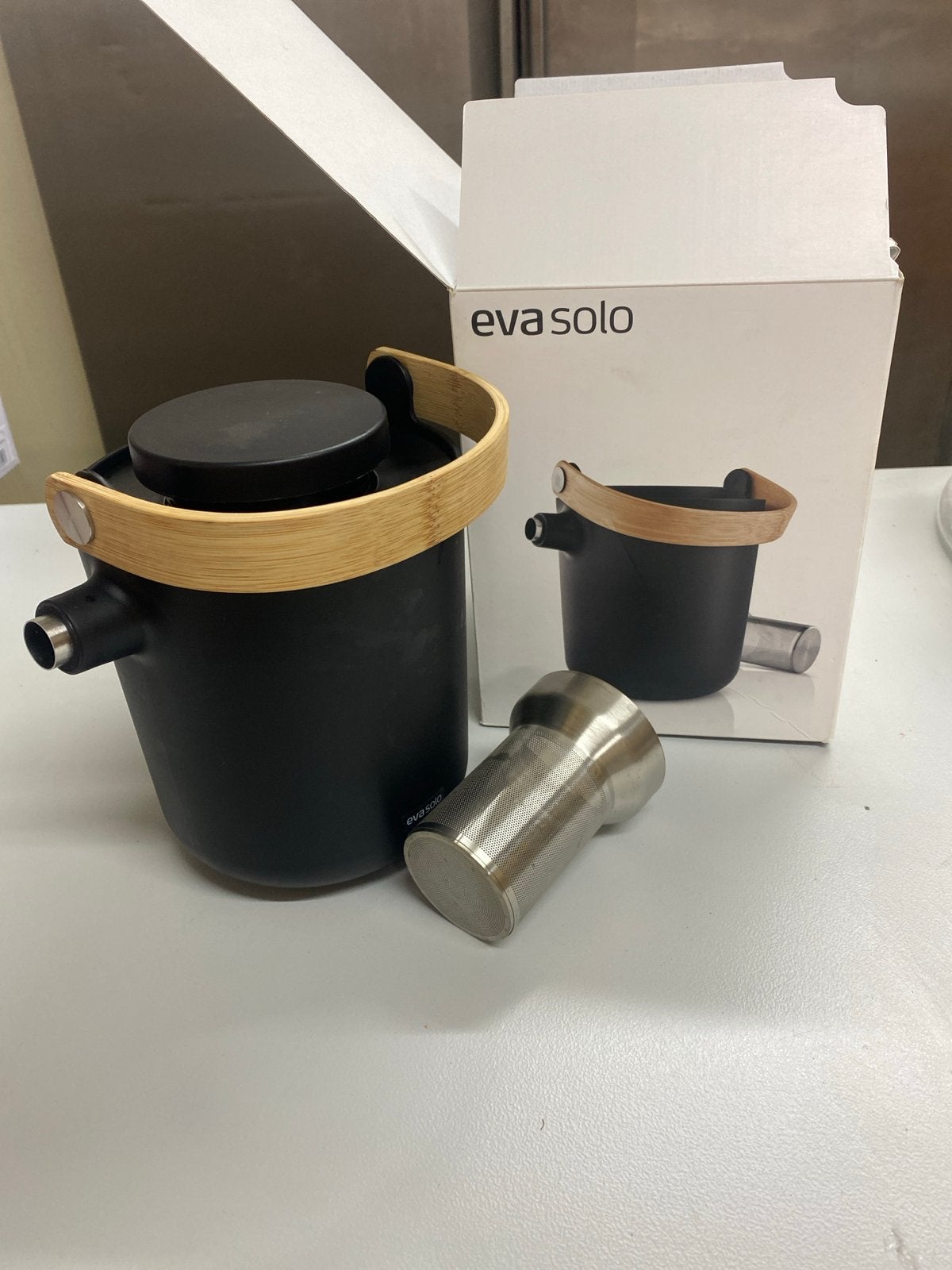 Eva Solo Nordic Kitchen Theethermoskan 1.0L - Nieuw, Theepot/fluitketel, Onbekend, Nieuw, Ophalen of Verzenden