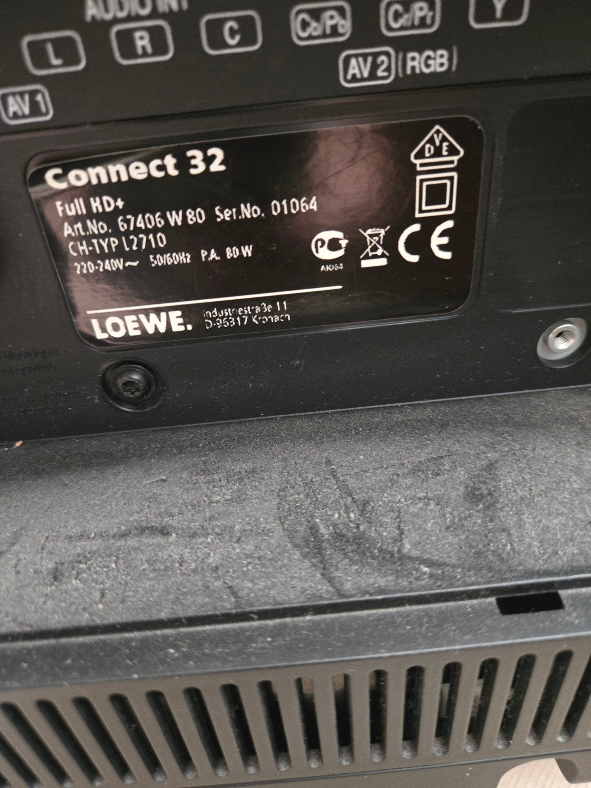loewe tv, Ophalen, 50 Hz, Full HD (1080p), Overige merken