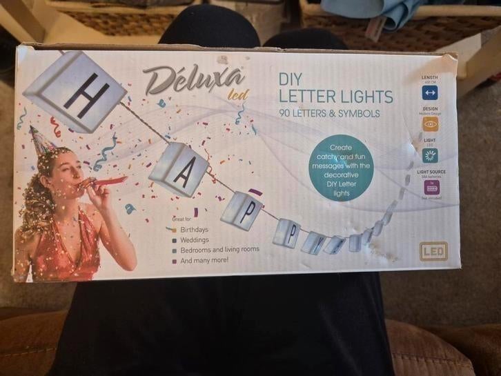 DIY LED letter lichtslinger, Ophalen of Verzenden, Nieuw, Versiering
