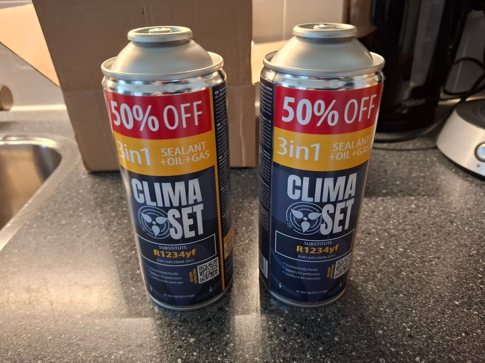 Airco vulset/Clima Set 3 in 1 R1234yf koelmiddel, Ophalen