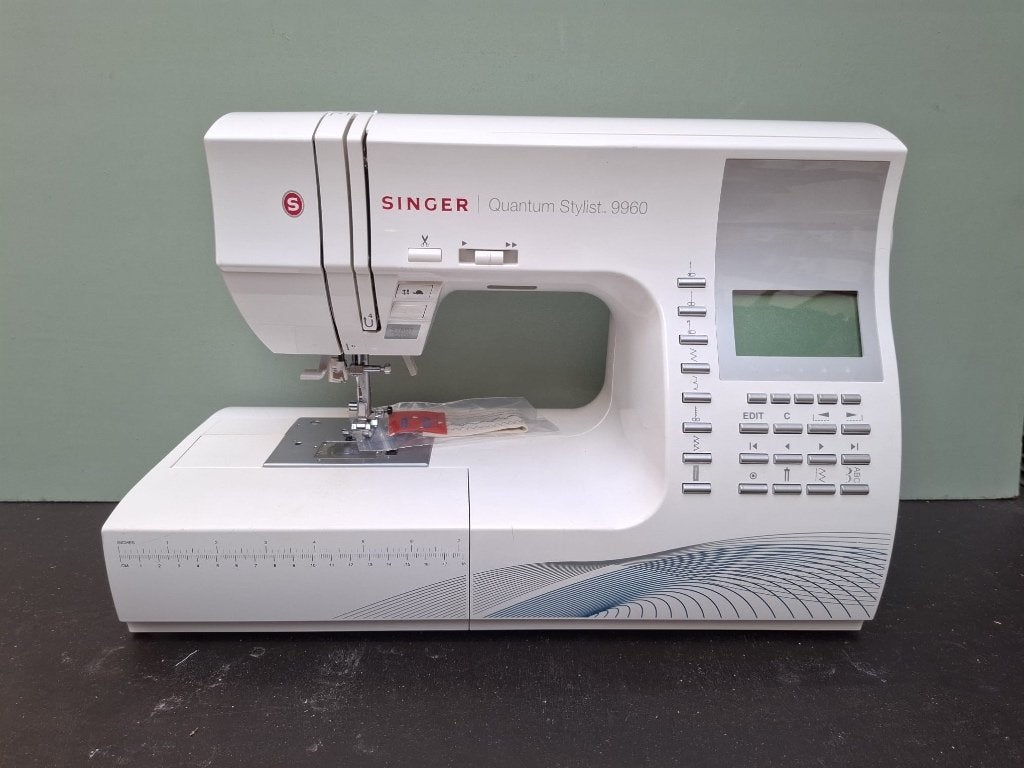 Singer Quantum stylist 9960 naaimachine, Ophalen of Verzenden, Gebruikt, Naaimachine, Singer