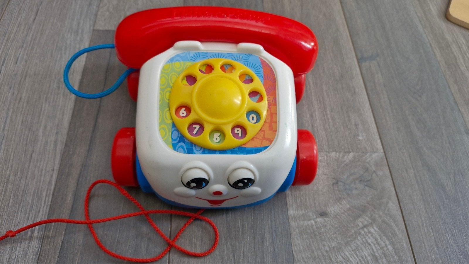 Fisher-Price Klassieke Telefoon op Wieltjes, Ophalen of Verzenden, Gebruikt, Overige typen, Met wieltjes