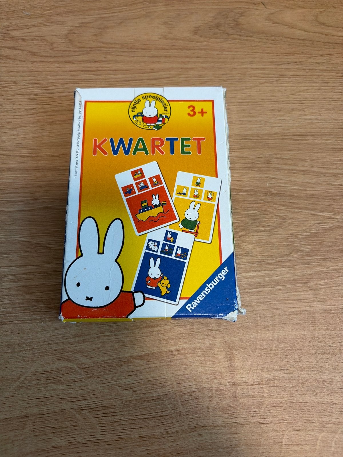 Nijntje Kwartetspel van Ravensburger, Drie of vier spelers, Ophalen, Zo goed als nieuw