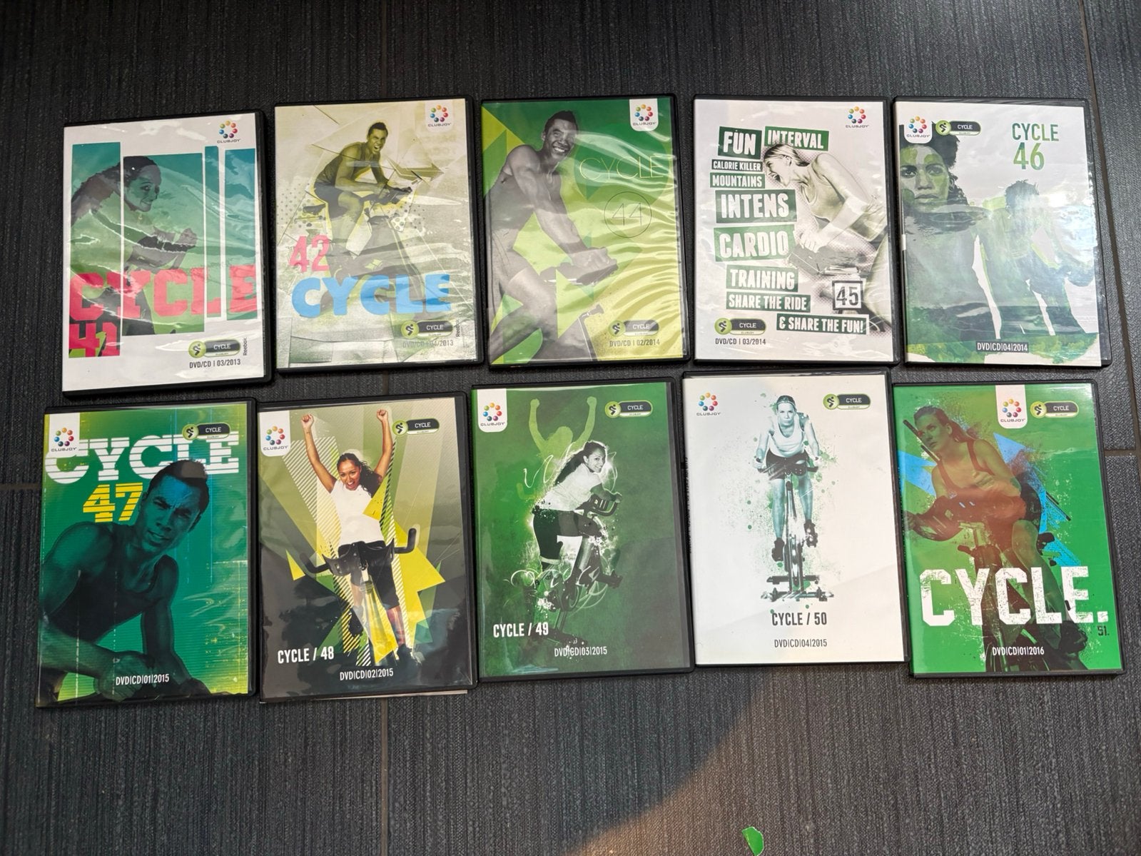 Club joy cycle instructie dvd / cd 10 x nr 41 tot 51, Cursus of Instructie, Alle leeftijden, Ophalen of Verzenden, Zo goed als nieuw