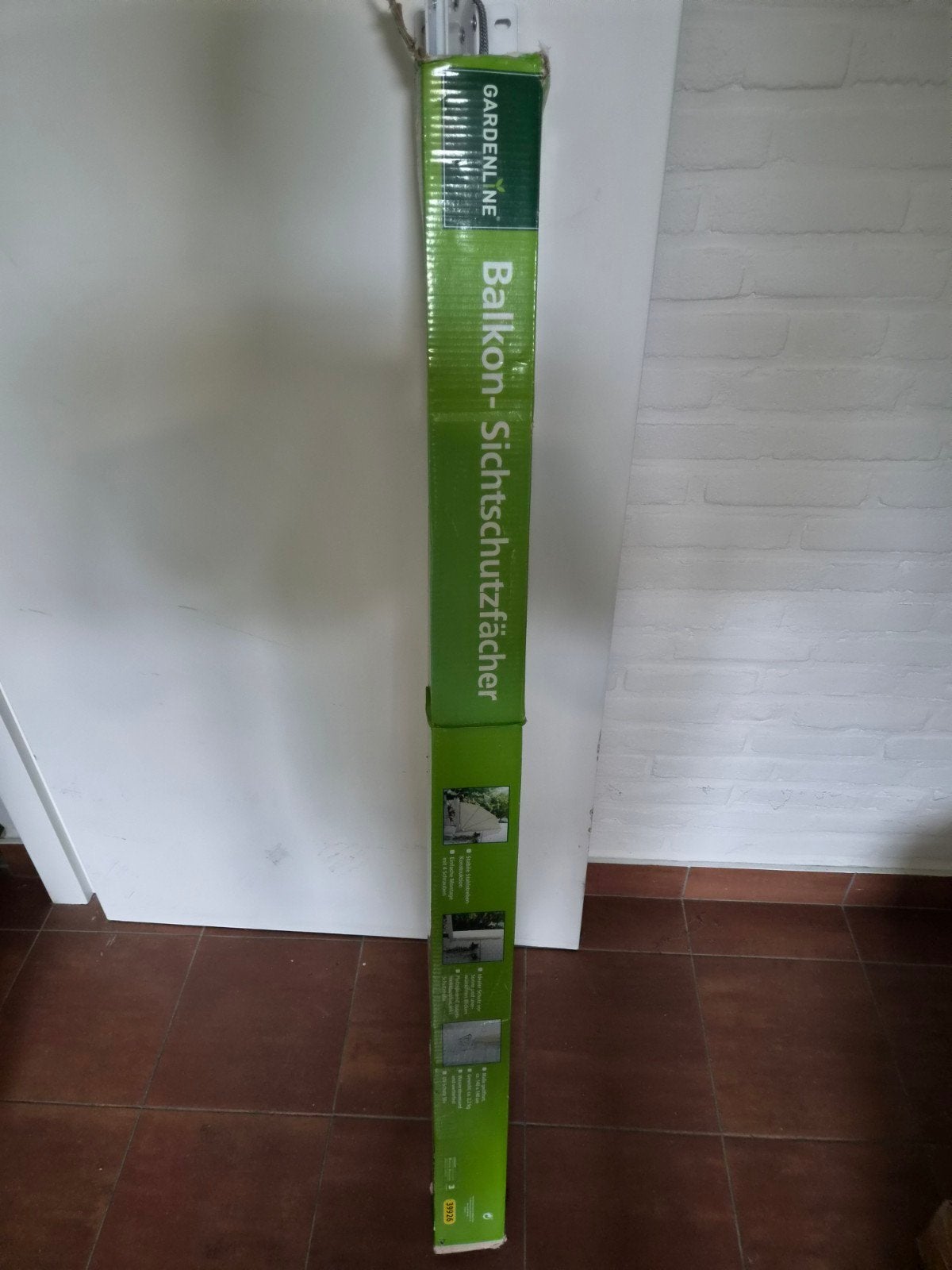 Balkon afscheiding Gardenline - Nieuwstaat, Tuin en Terras, Kunststof, Nieuw, Ophalen of Verzenden, 200 cm of meer