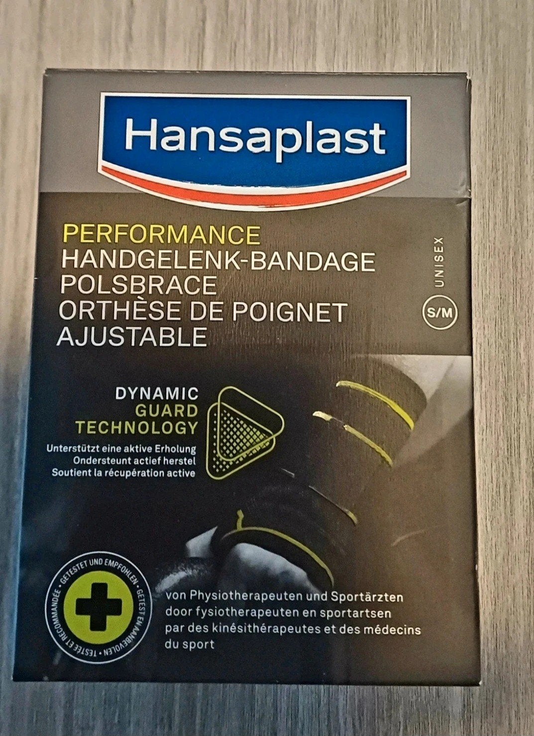 Hansaplast polsbrace.
Maat S/M. 
Stevig en comfortabel, Ophalen of Verzenden, Zo goed als nieuw, Overige typen