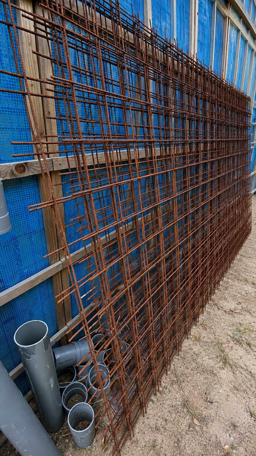 8x Bouwstaalmatten 3x2 m1 ( 286x196 cm), Ophalen, Nieuw, IJzer