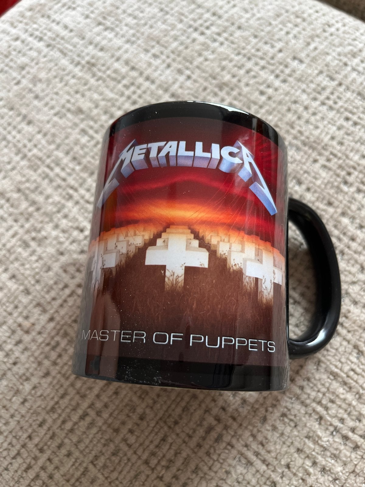 Metallica Master of Puppets mok - Nieuw in doos, Overige typen, Nieuw, Ophalen of Verzenden, Zwart