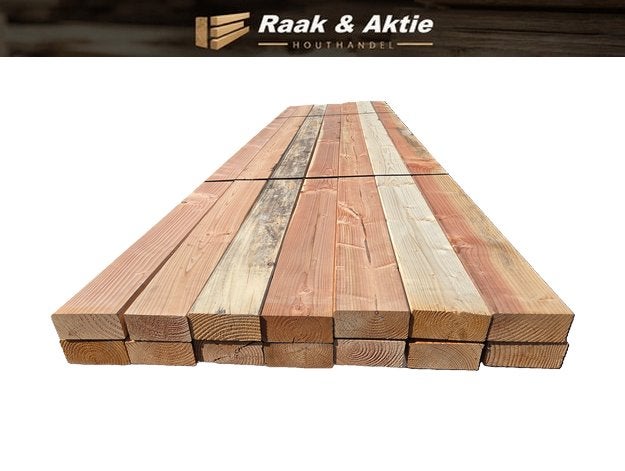 14 Douglas balken 6.5x14.5 cm / 4.00 m lang - nr: TB38, Ophalen, 250 cm of meer, Balken