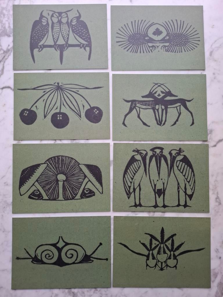 Natuur ansichtkaarten, Antiek en Kunst, Ophalen of Verzenden