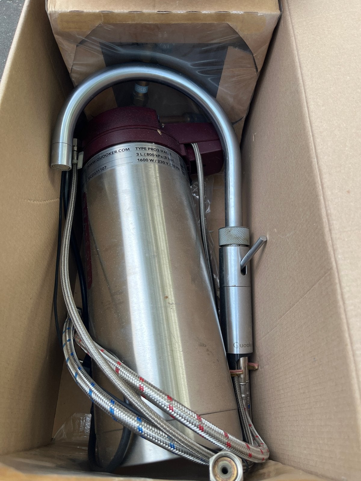Quooker PRO3-VAQ E met kraan, Ophalen, Gebruikt