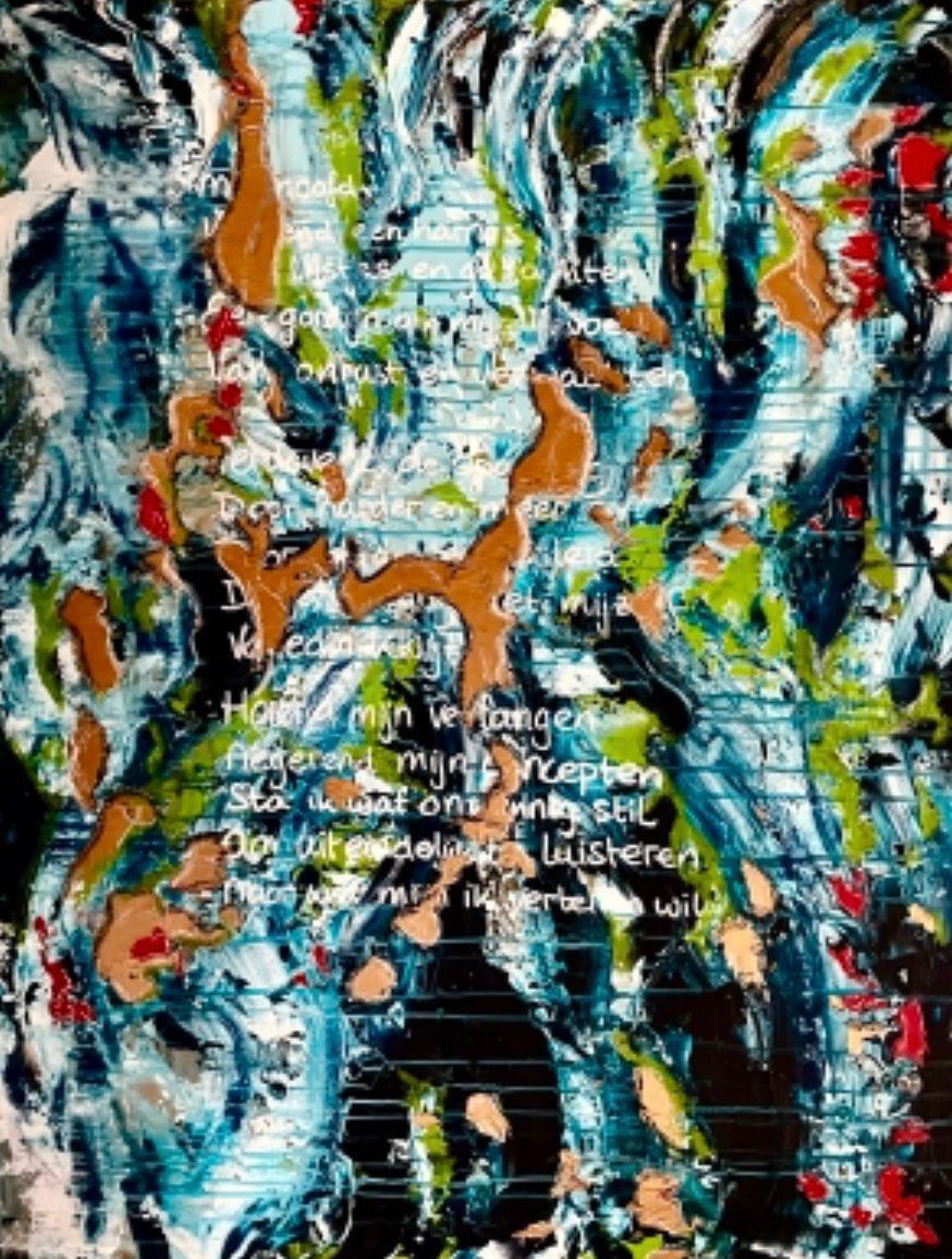 Horend mijn verlangen (90 cm x 70 cm), Ophalen