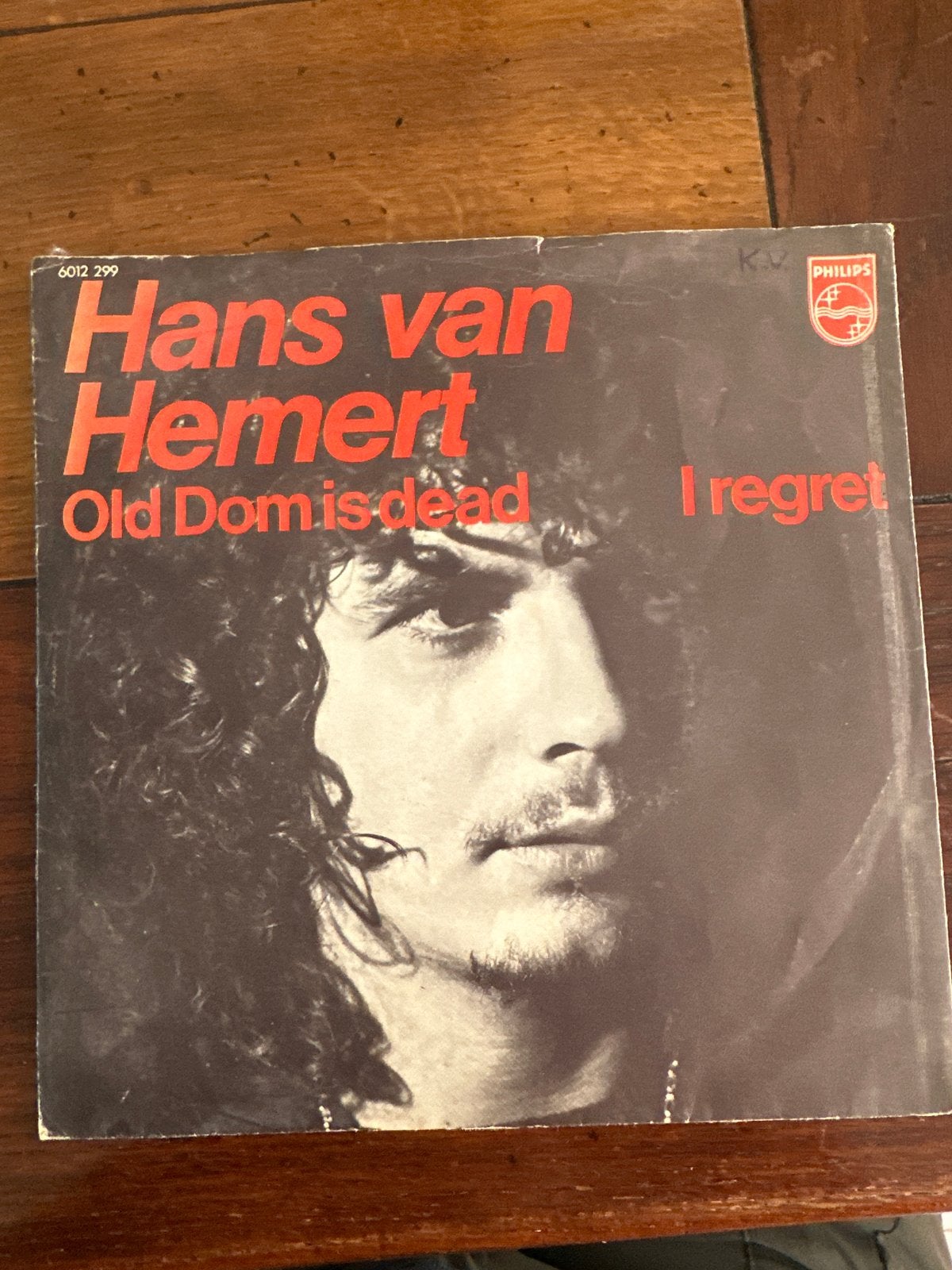 Hans van Hemert - Old Dom Is Dead / I Regret (Single), Gebruikt, 7 inch, Single, 1970 - 1979